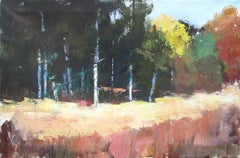 Lisière de forêt, peinture originale