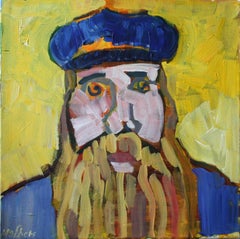 Hombre con barba (según Van Gogh), Pintura original