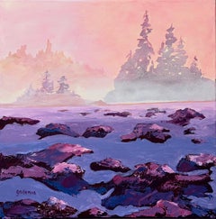 Niebla en la bahía, Pintura original