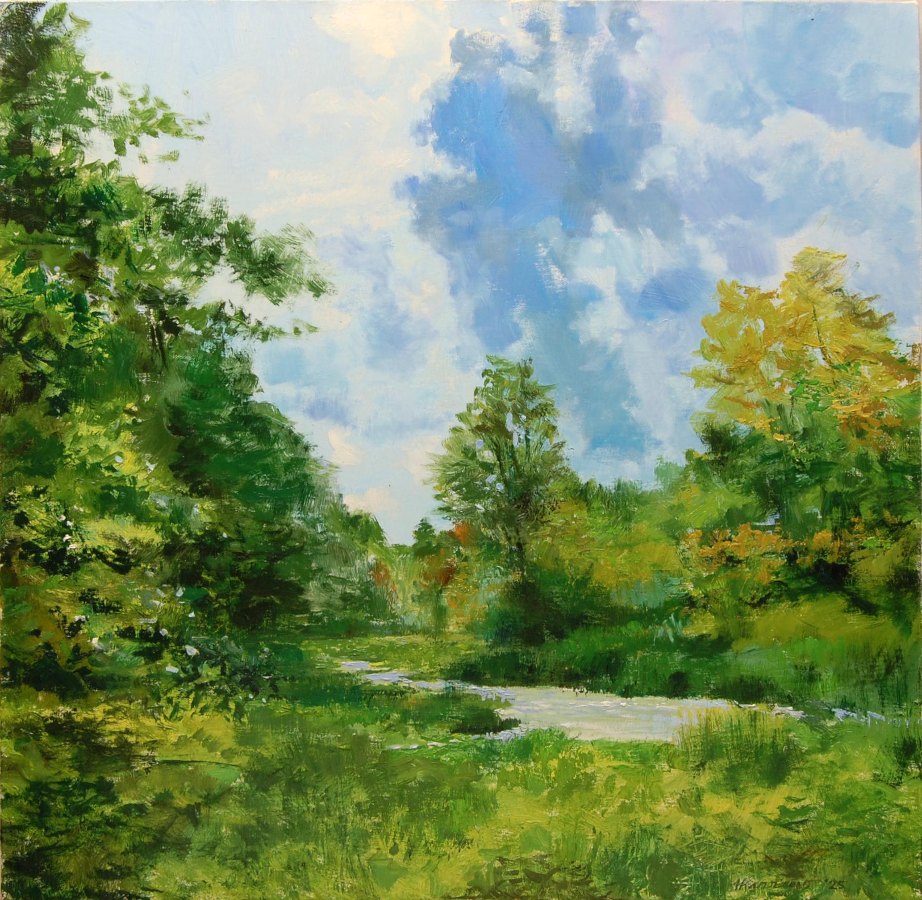 Summer Storm Rising, Oil Painting - Art de Onelio Marrero