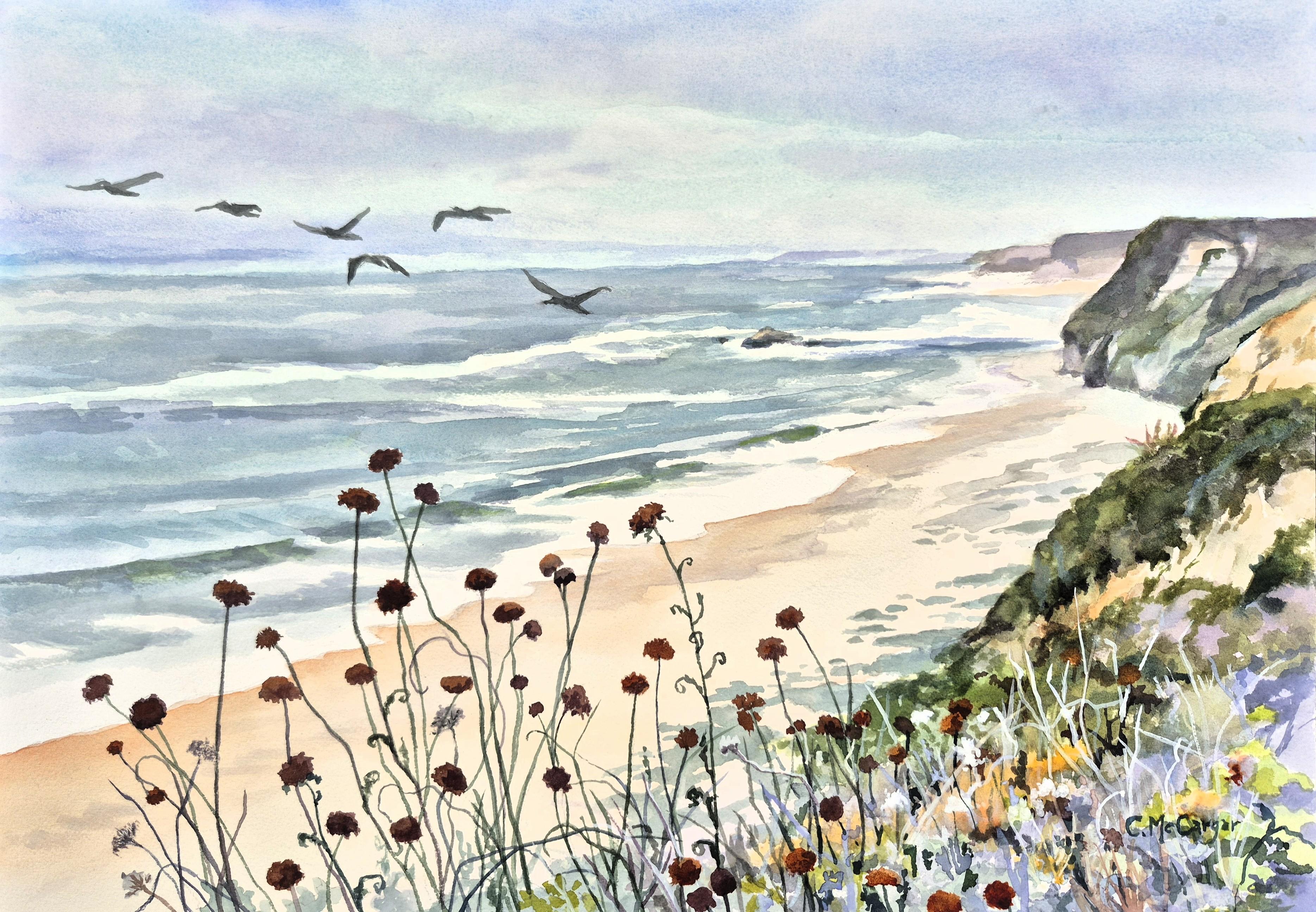 September Song, Original Painting - Art by Catherine McCargar