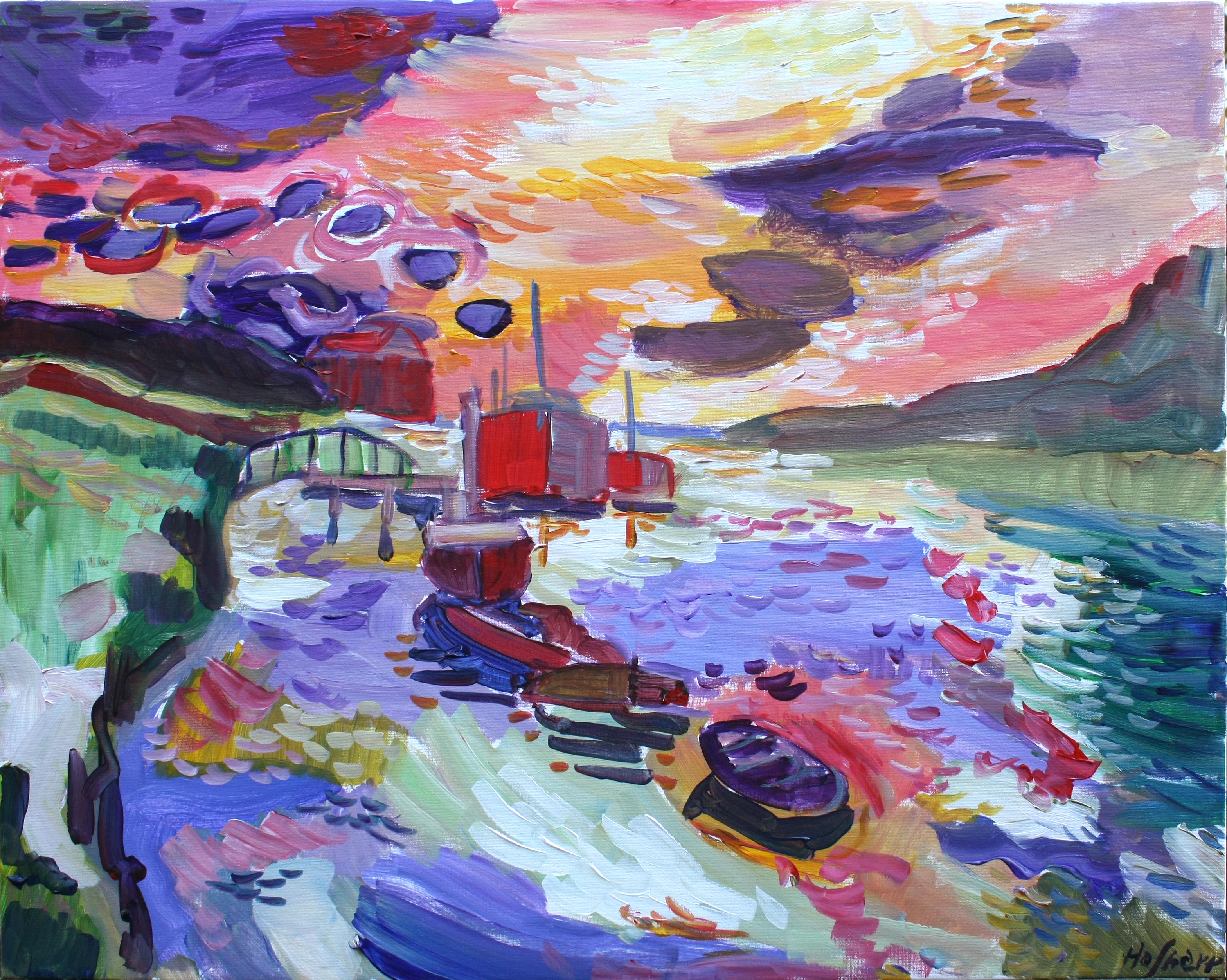 On the River, Original Painting