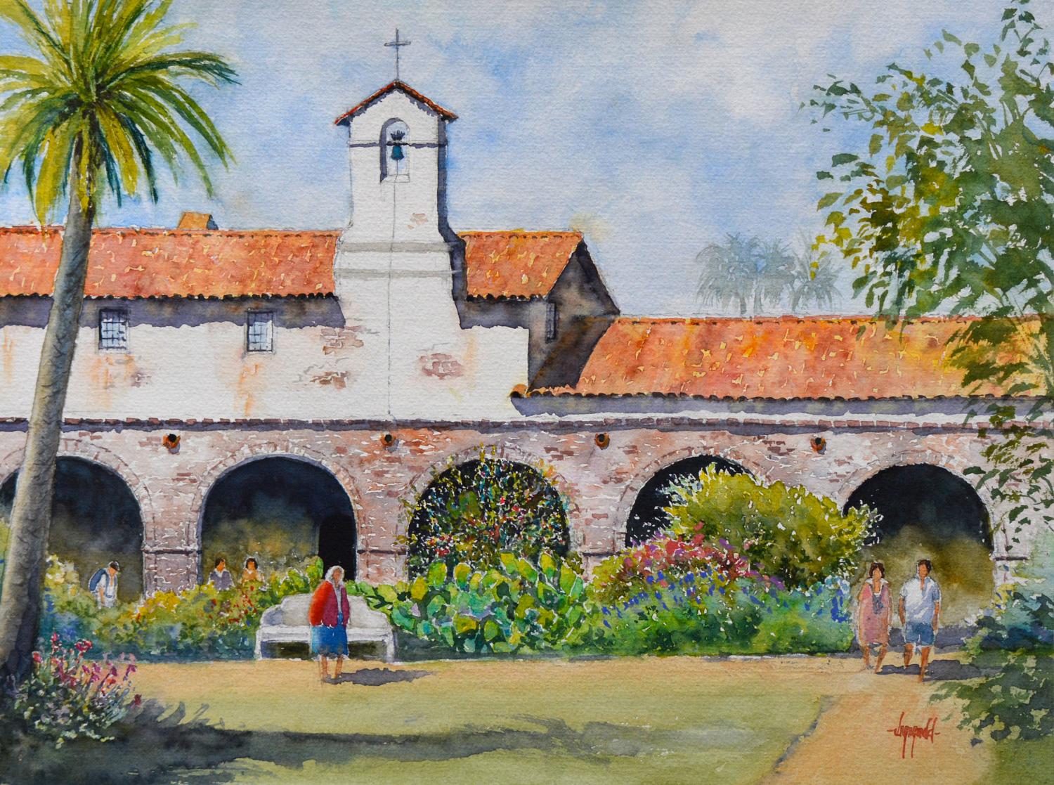 Capistrano Stroll, Original Painting