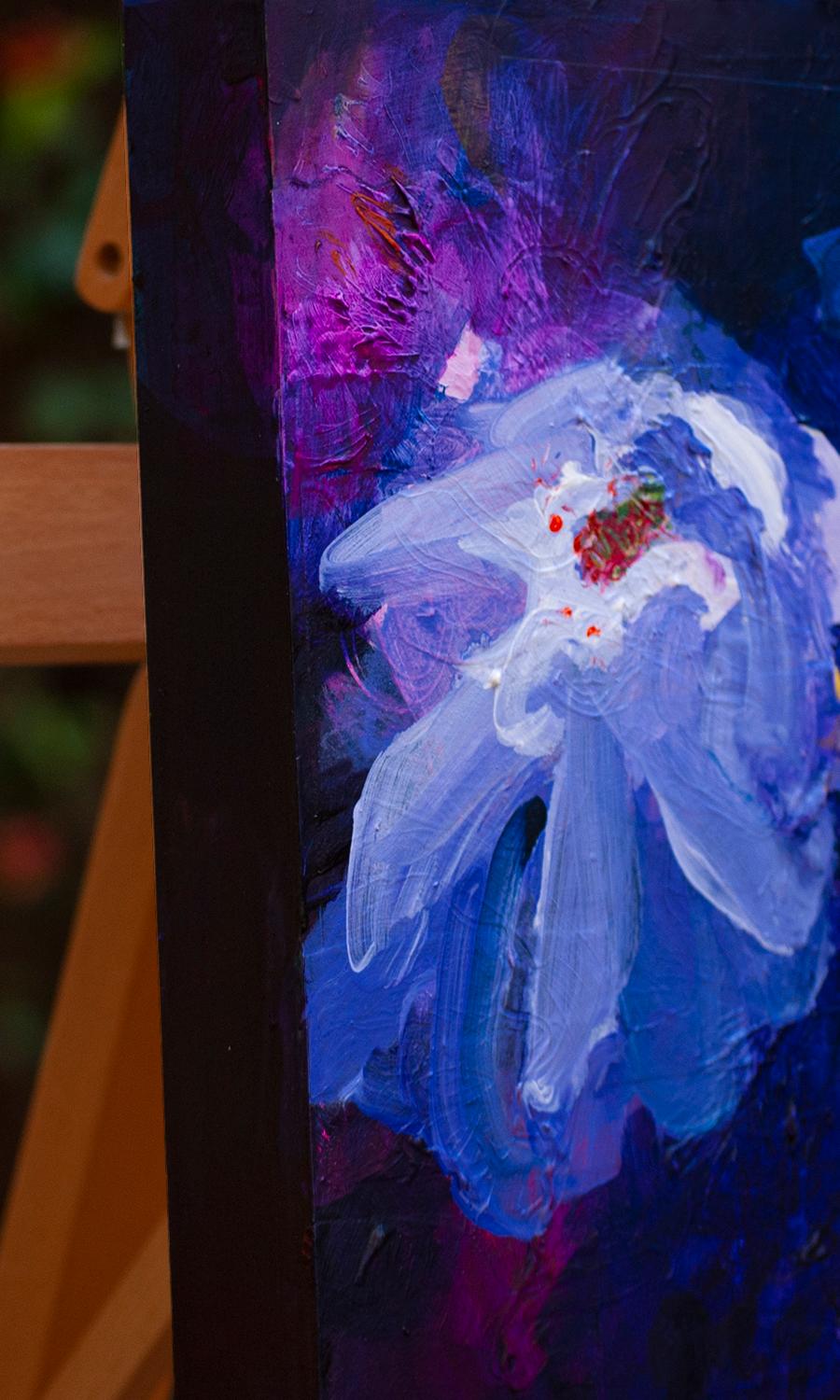 Il fantasma indugia 8, Pittura originale - Painting di Ruth-Anne Siegel