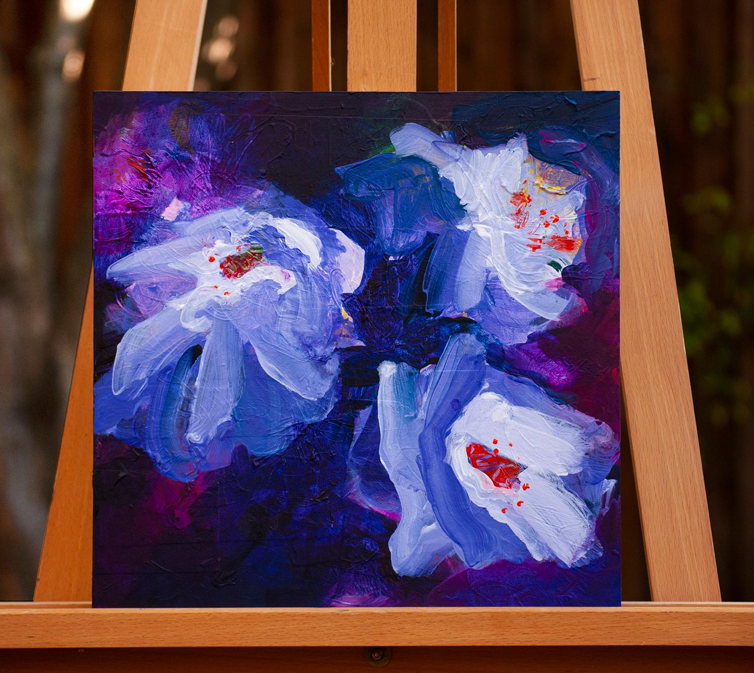 Il fantasma indugia 8, Pittura originale - Painting Espressionismo astratto di Ruth-Anne Siegel