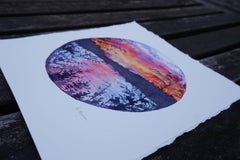 Lake at Dusk, Original Painting