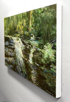 Rushing Streams, Oil Painting