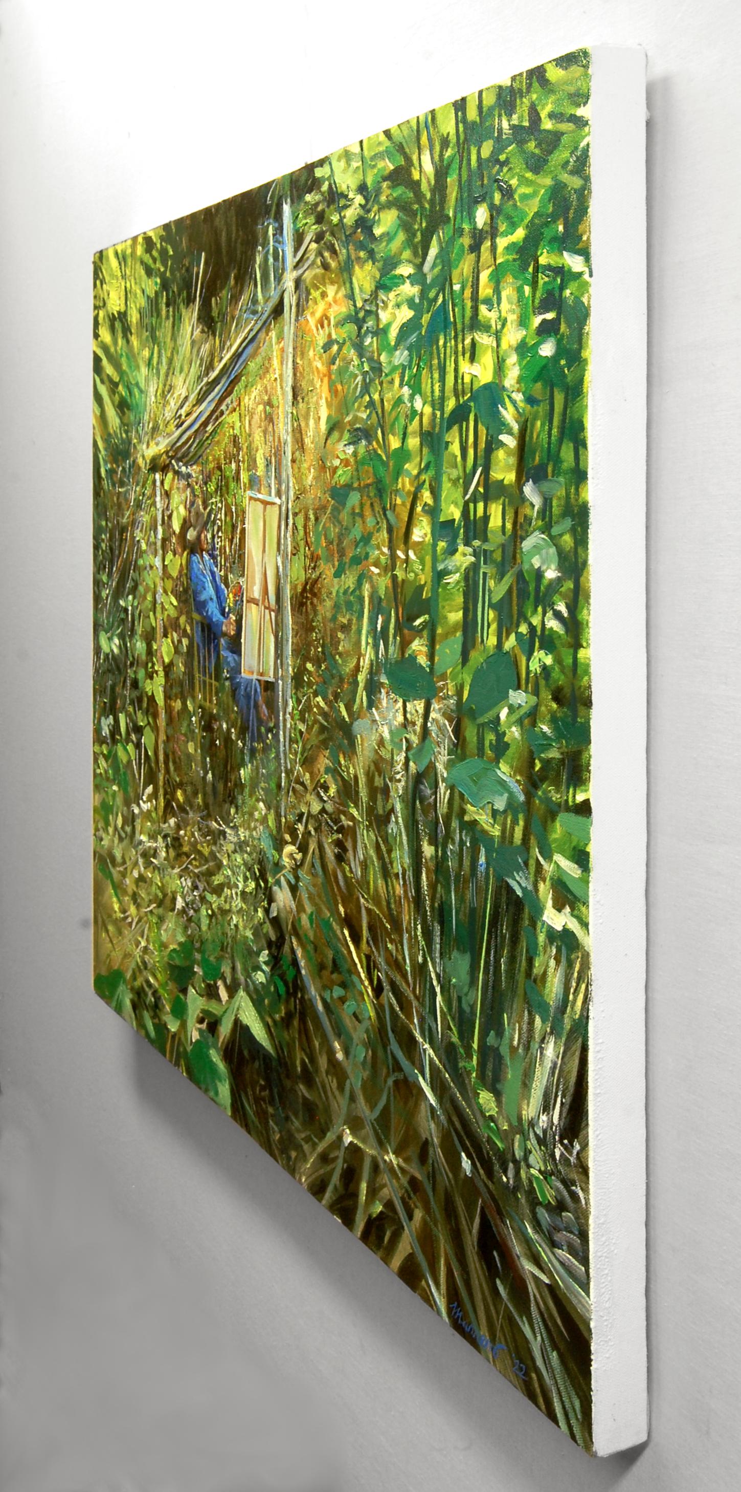 Peinture à l'huile Wilderness Studio - Painting de Onelio Marrero