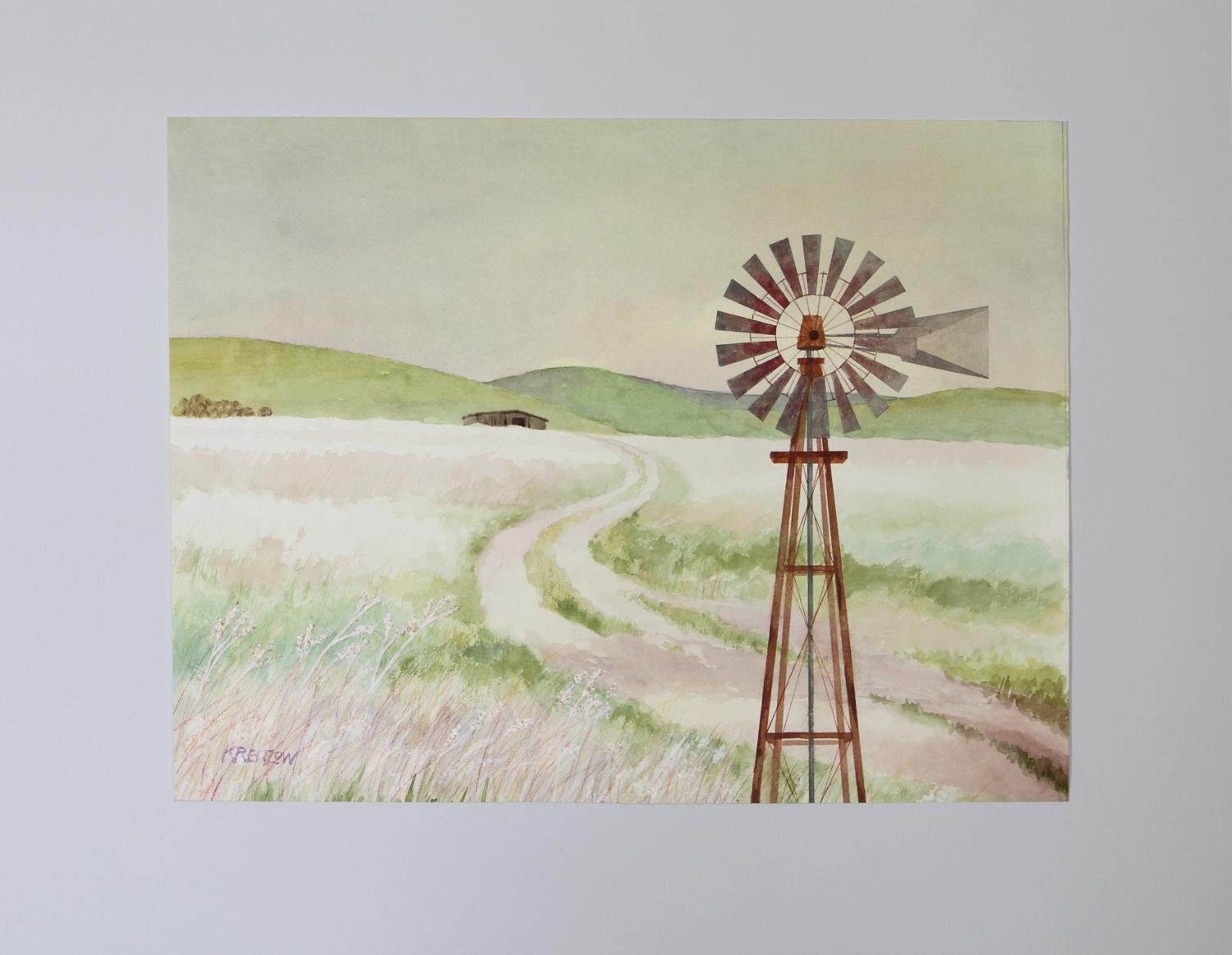painted windmills