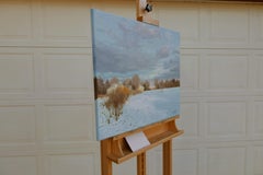 Park Winter Scene, Oil Painting