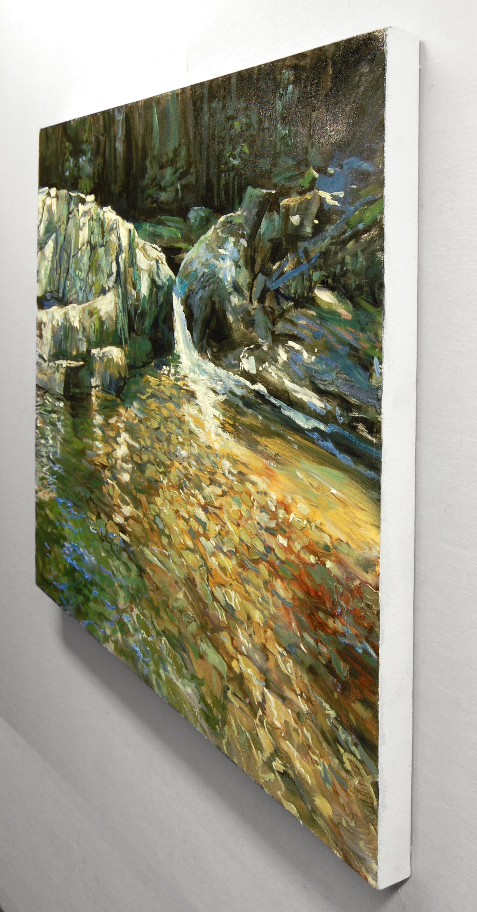 Fenditura tra i massi, Pittura a olio - Art Impressionismo astratto di Onelio Marrero