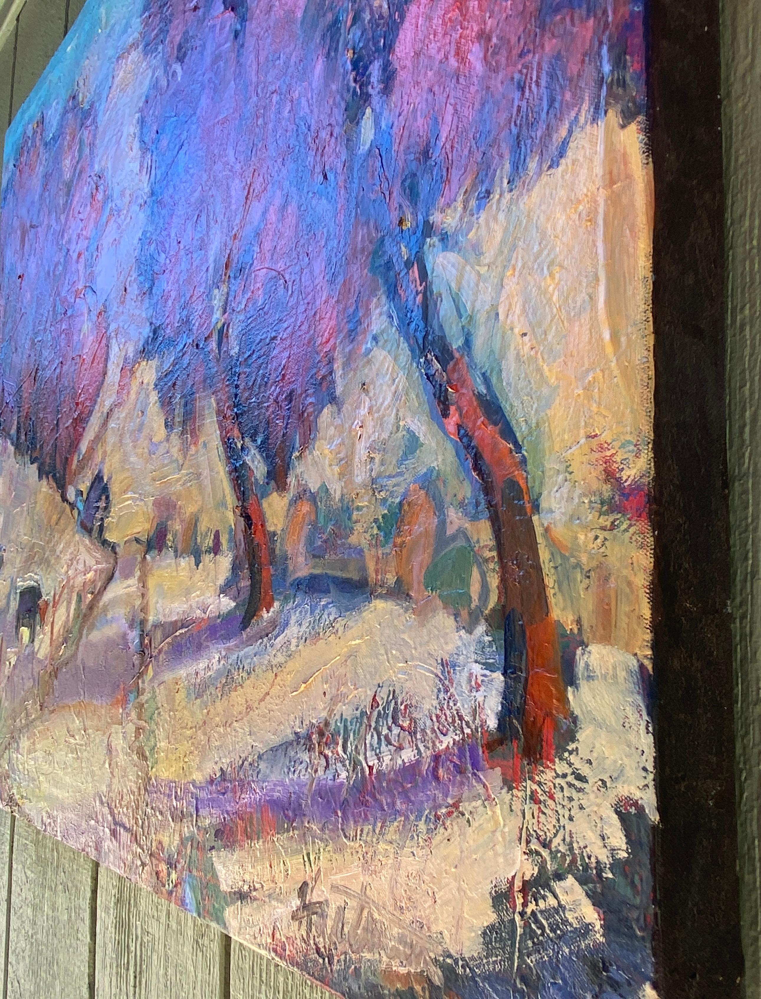Peinture à l'huile Automne - Expressionnisme abstrait Art par James Hartman