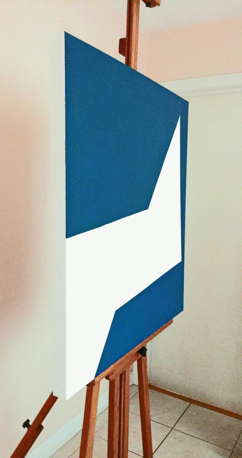 Doute, peinture à l'huile - Minimaliste Art par Shyun Song