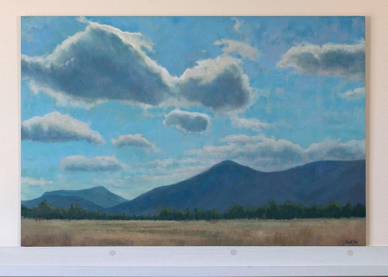Aruna Rao - Clouds over the Rockies, Oil Painting For Sale at 1stDibs