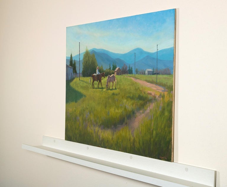 Aruna Rao - My Happy Place, Oil Painting For Sale at 1stDibs