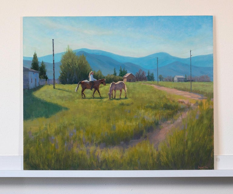 Aruna Rao - My Happy Place, Oil Painting For Sale at 1stDibs