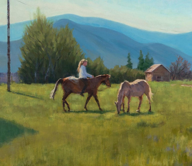 Aruna Rao - My Happy Place, Oil Painting For Sale at 1stDibs