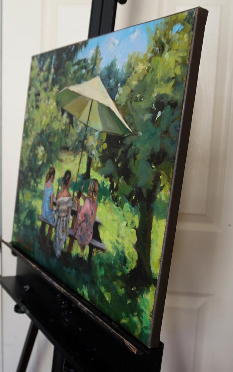Jonelle Summerfield - Wine Club, Oil Painting For Sale at 1stDibs