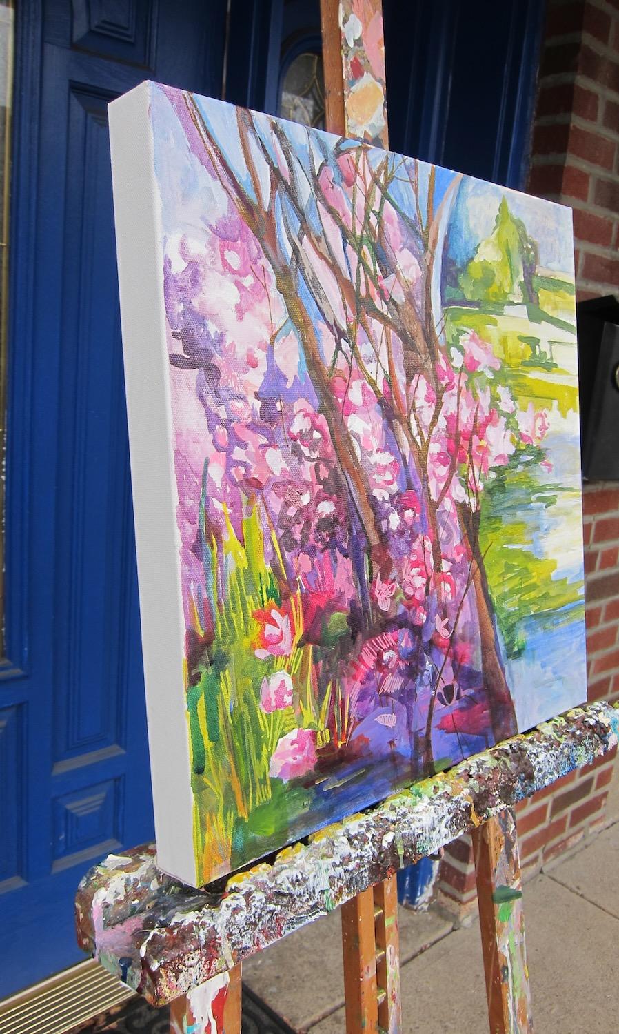 Once Upon a Time Part I, peinture originale - Painting de Colette Wirz Nauke