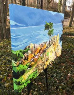 Costal Impressions - The Lone Cypress, Original Painting