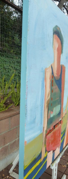 Swim Lesson, Original Painting