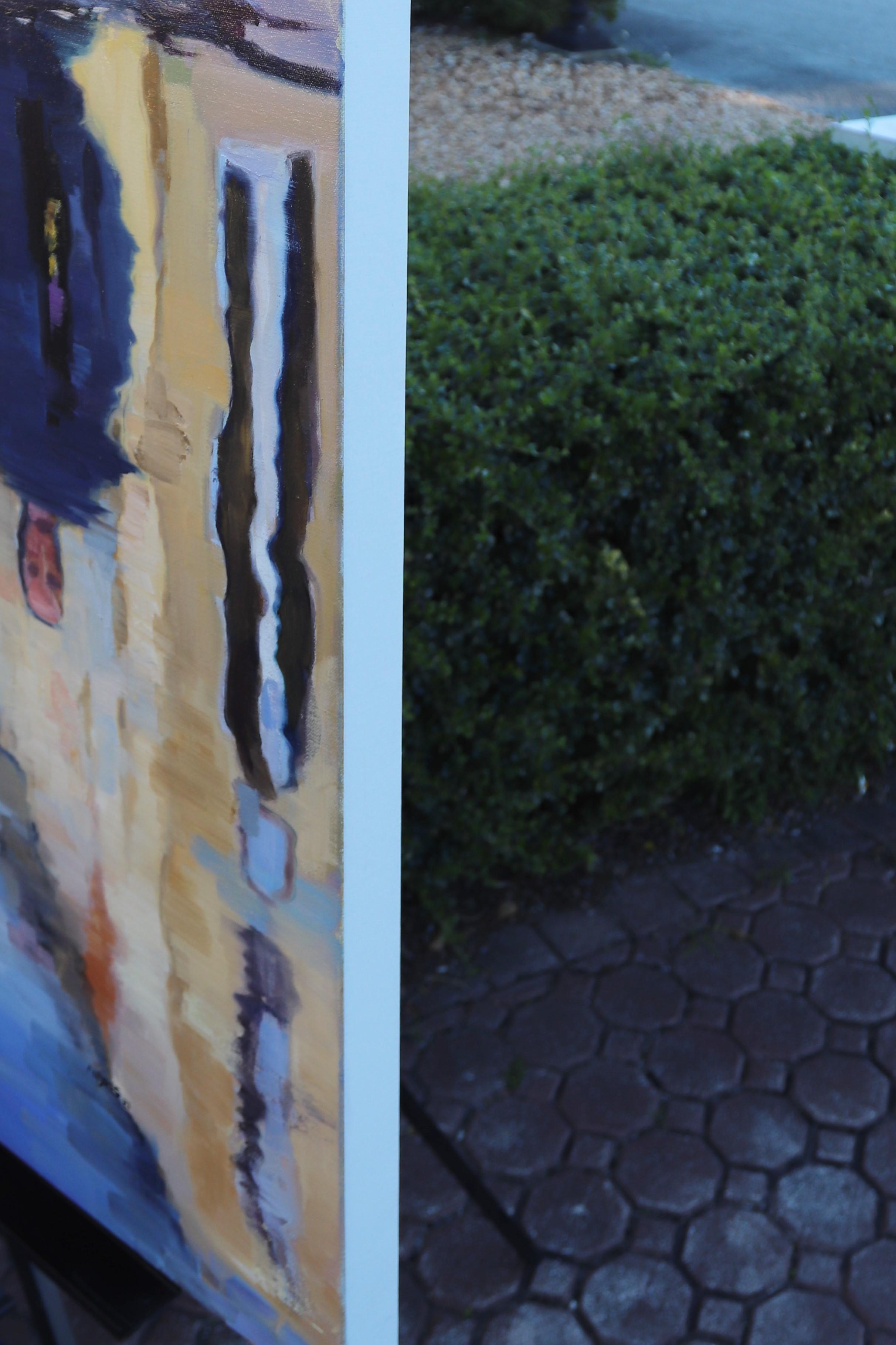 Il ritorno, Pittura a olio - Painting di Andres Lopez