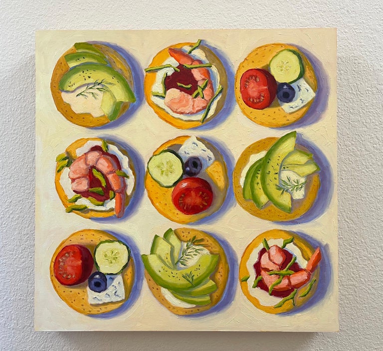 Pat Doherty - Tic Tac Toe, Oil Painting For Sale at 1stDibs
