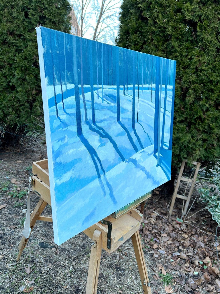 Brian McCarty Winter Trees, Oil Painting For Sale at 1stDibs