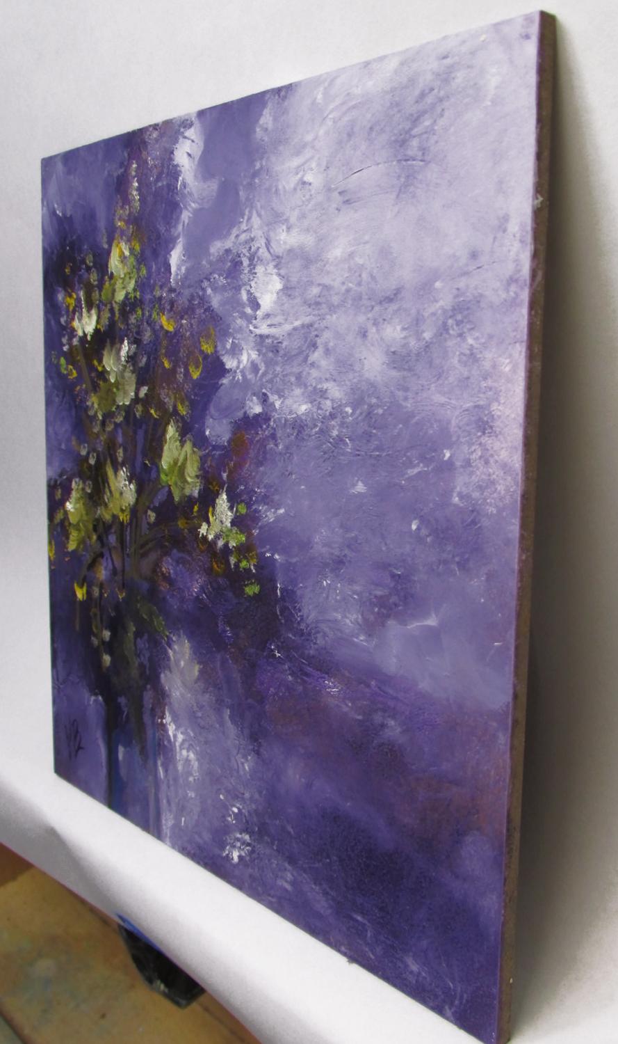 purple flower painted by van