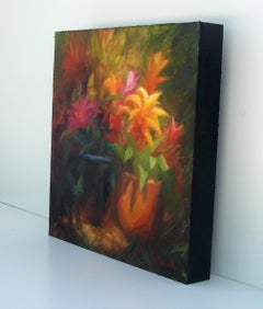 Bromeliad Explosion, Oil Painting