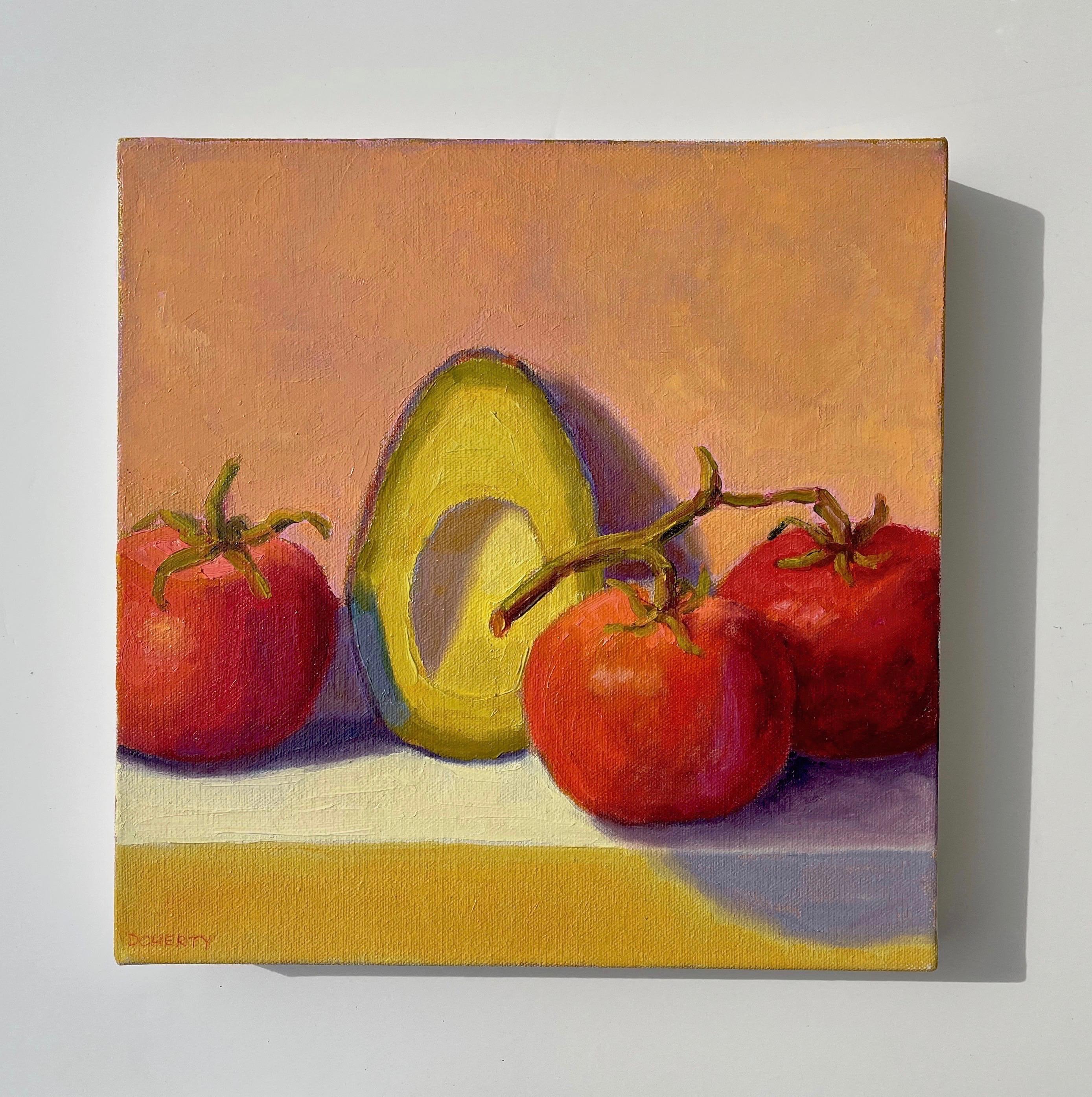 Vine Tomatoes, Oil Painting 1