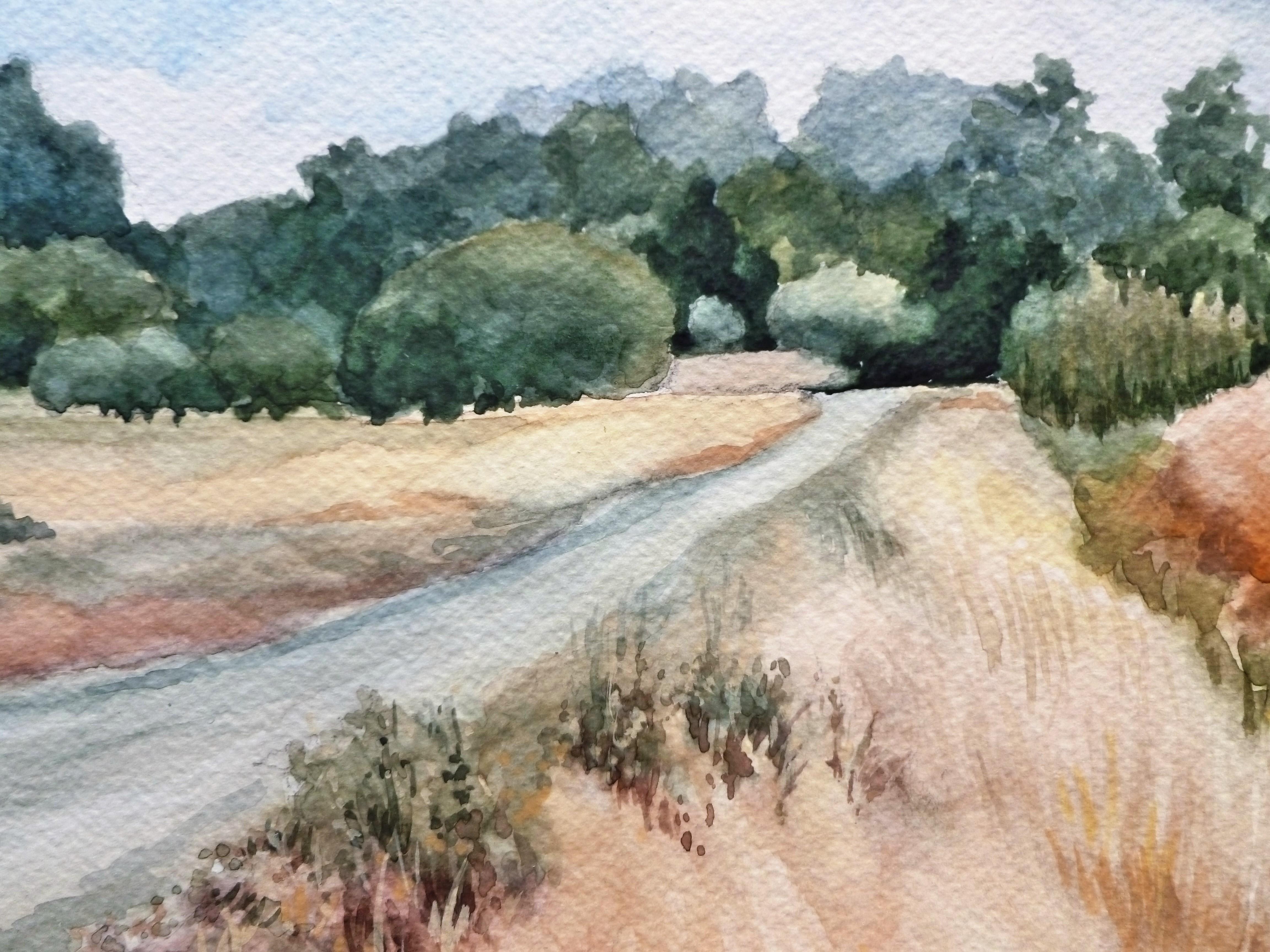 Le sentier du littoral, peinture originale en vente 1