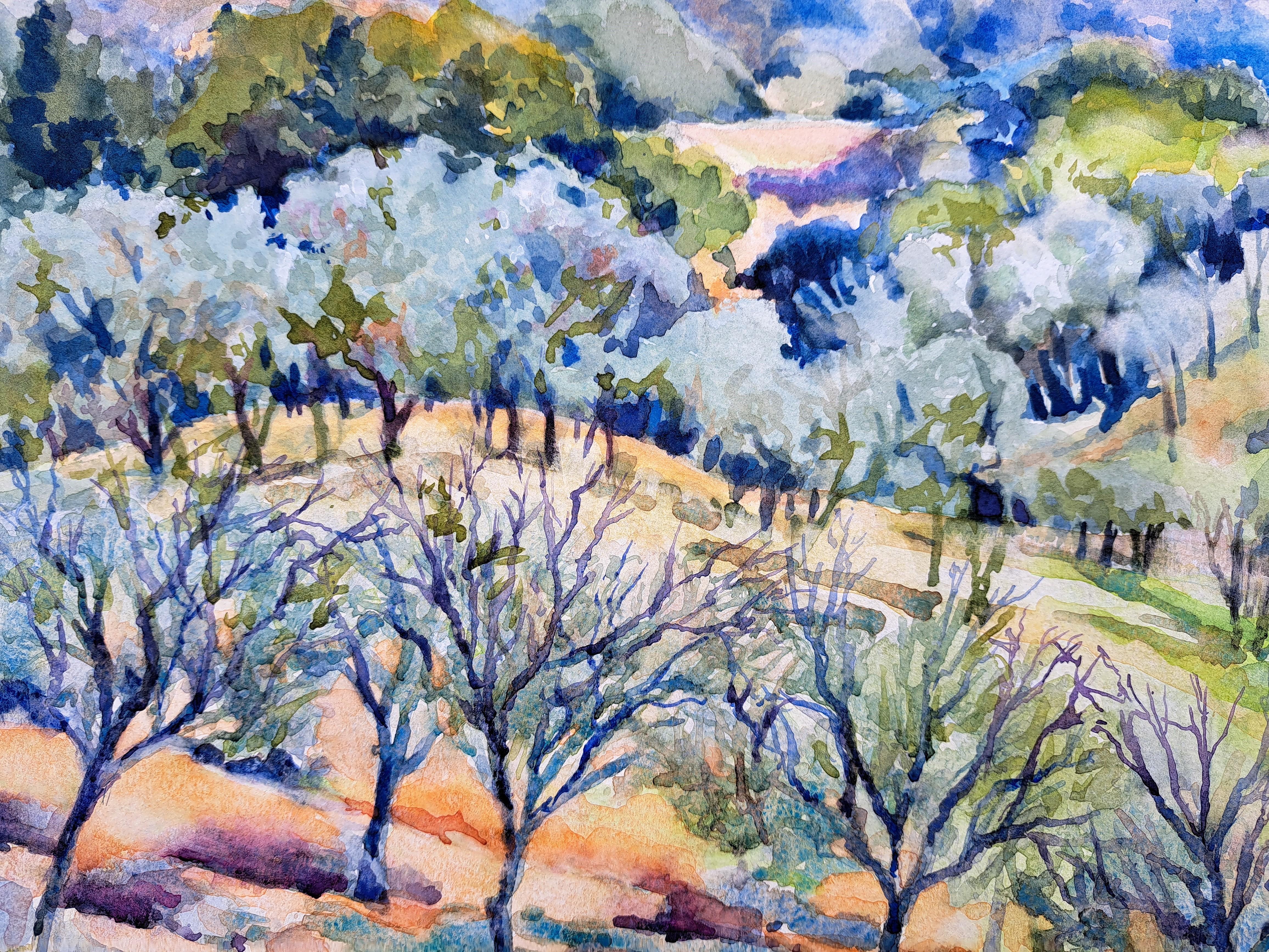 Mt. Diablo Spring View, Original Painting For Sale 1