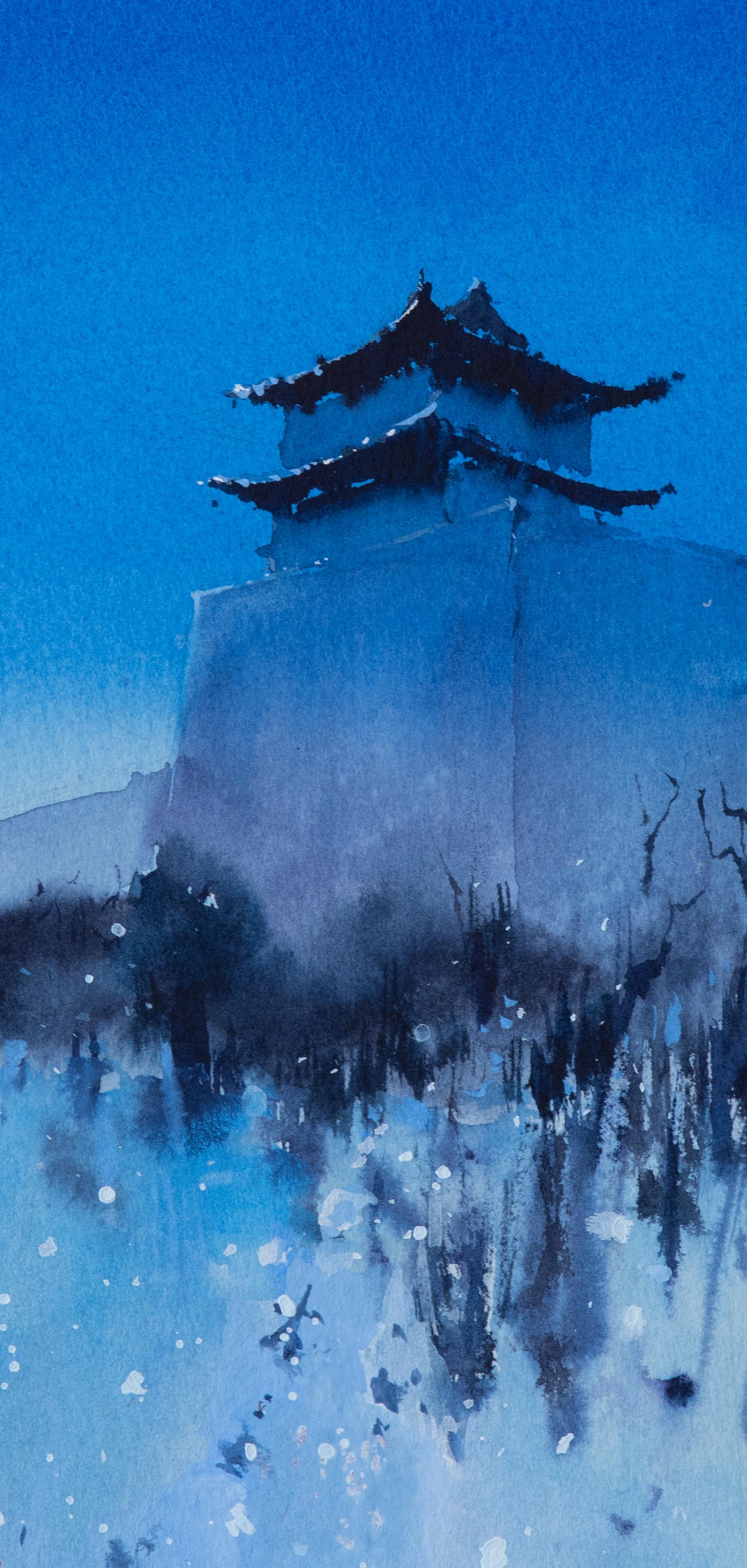 <p>Artist Comments<br>Artist Siyuan Ma depicts an impression of one of the ancient city walls in China. These walls serve as important defensive structures - products of Chinese architectural history. 