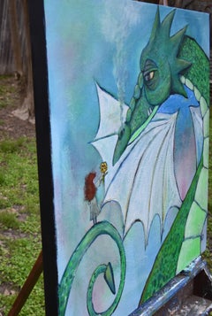 Amigos improbables, Pintura original