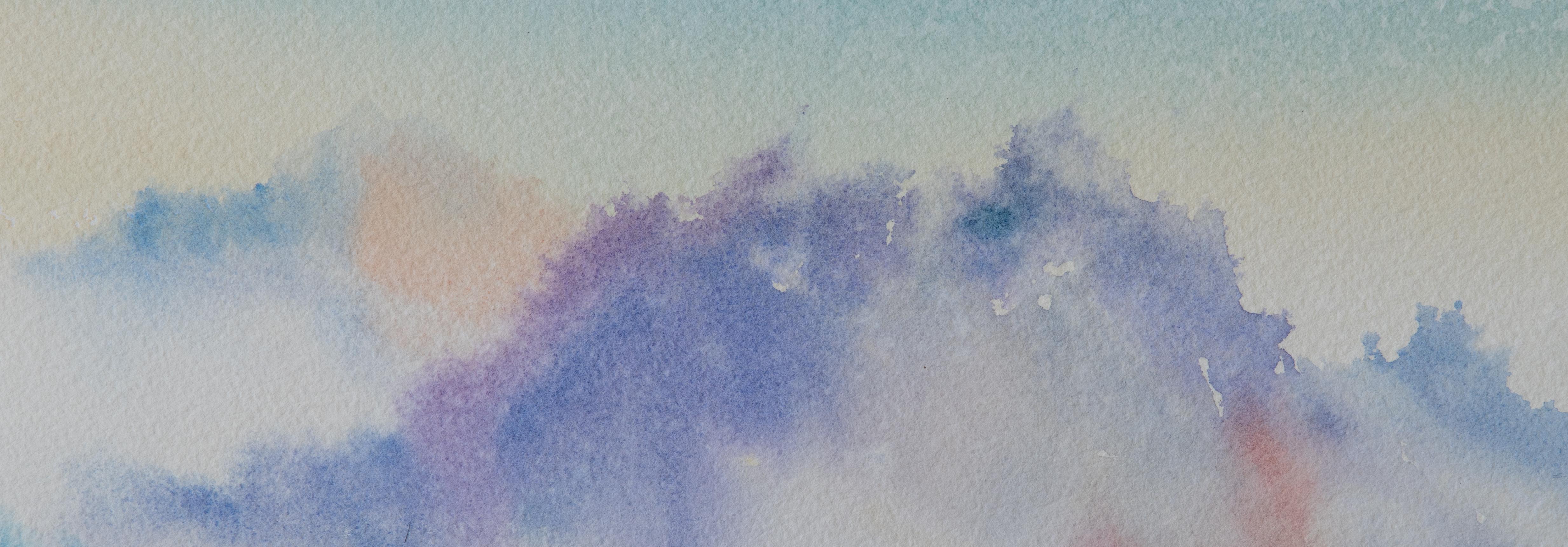<p>Artist Comments<br />Artist Siyuan Ma shares an ethereal outlook of a snowy mountain range with an abstract approach. After the rain, sunlight shines on the water droplets in the air. Rainbow-like colors surface from the snowscape through