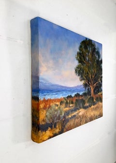 Sambuco della costa a Cayucos, pittura a olio