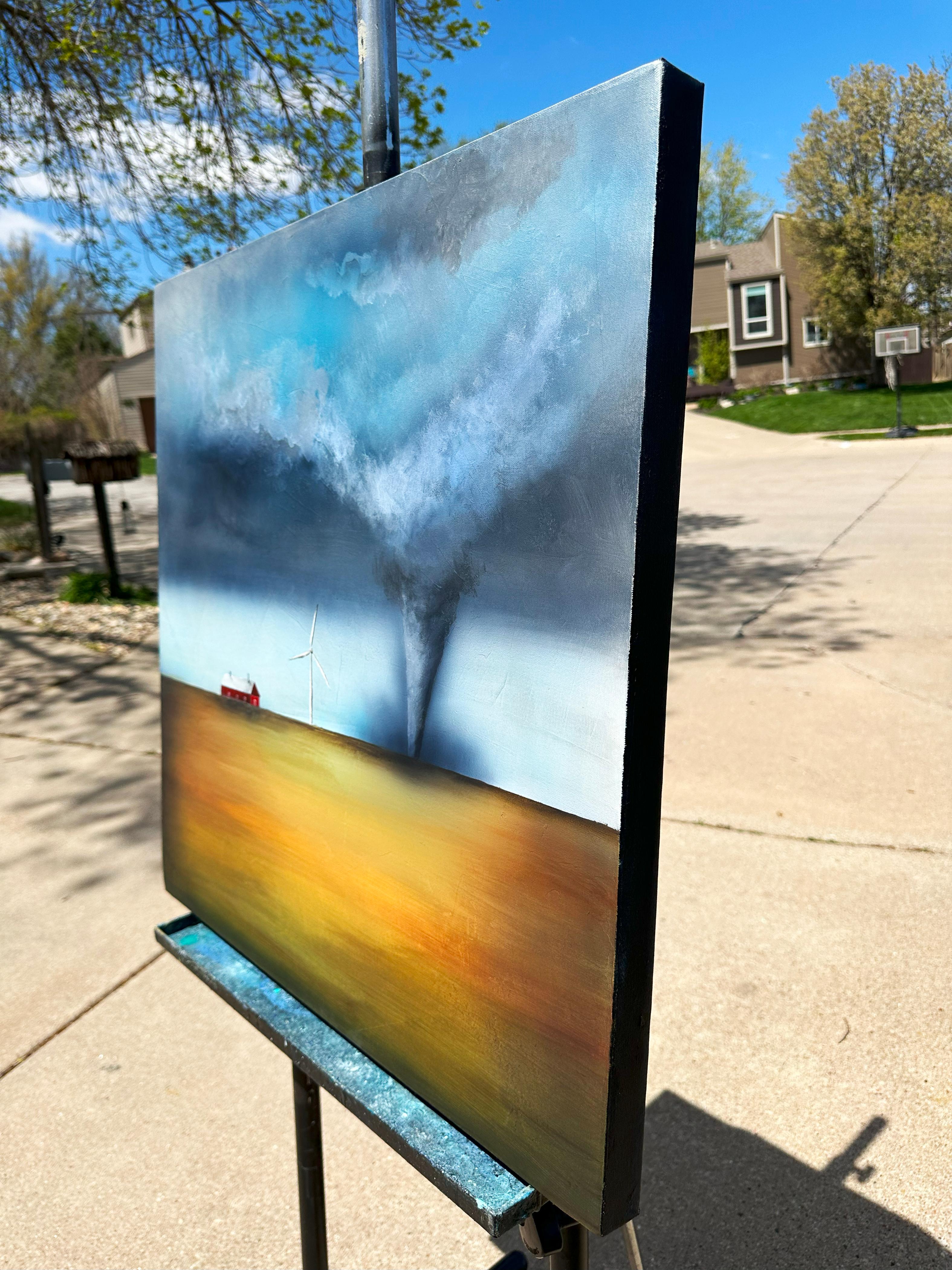 <p>Commenti dell'artista<br />L'artista Fernando Garcia presenta un paesaggio rustico di un campo del Midwest. An He mette in evidenza il tempo inclemente delle pianure come elemento dominante. 