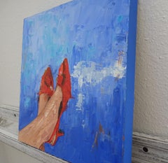 Red Kittens, Oil Painting