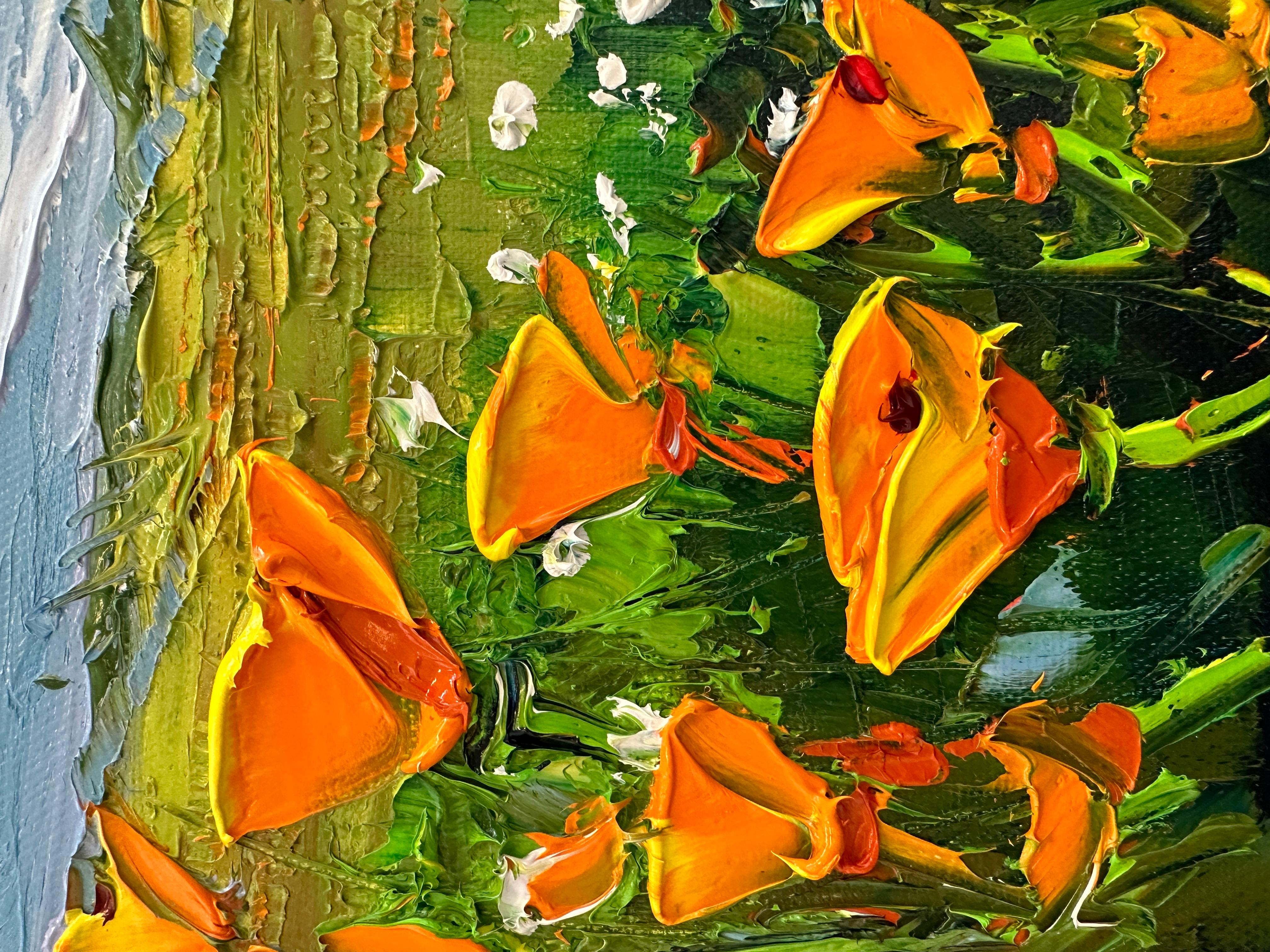 Coastal Bloom, Oil Painting 1
