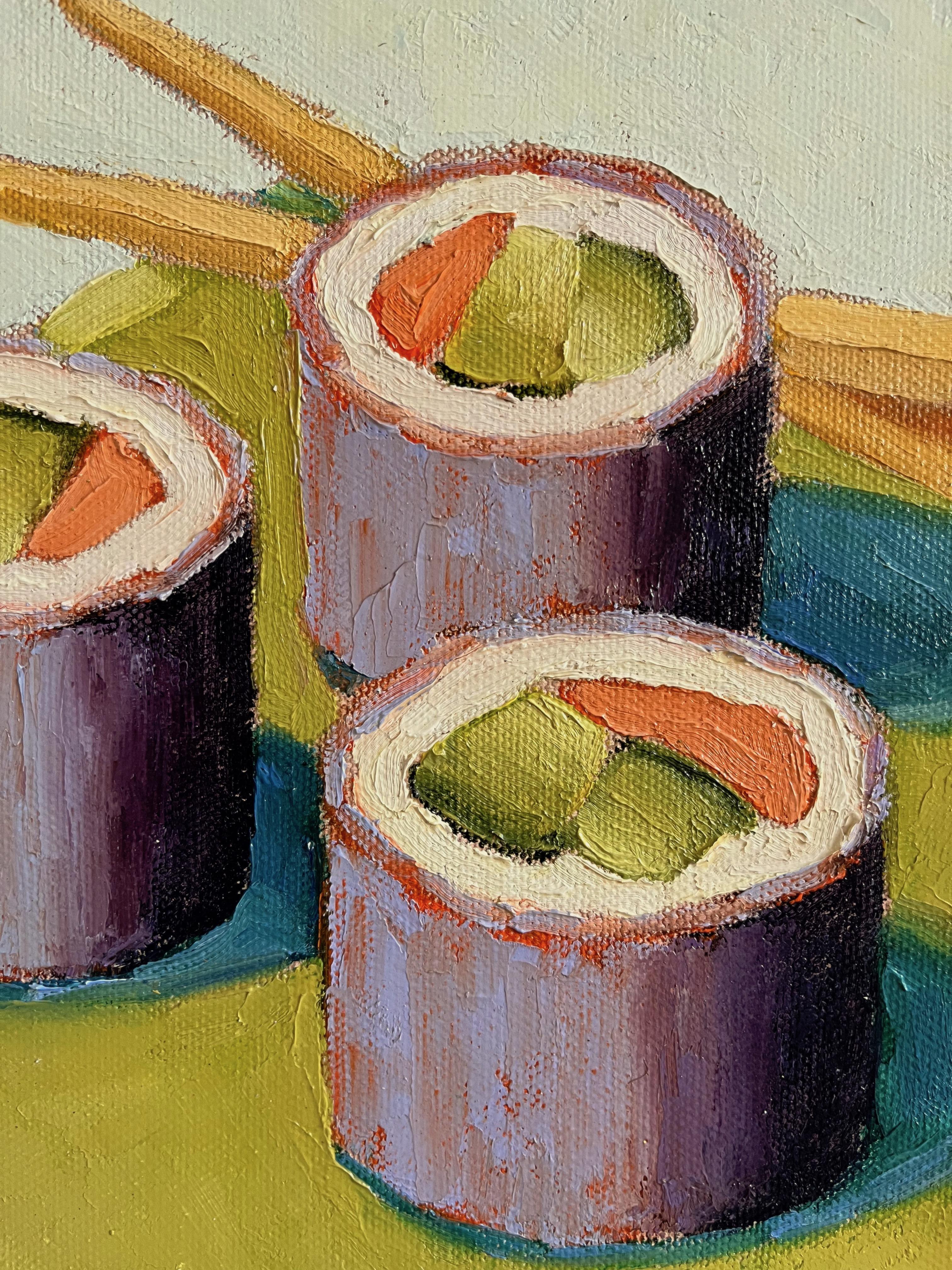 California Rolls, Oil Painting For Sale 1