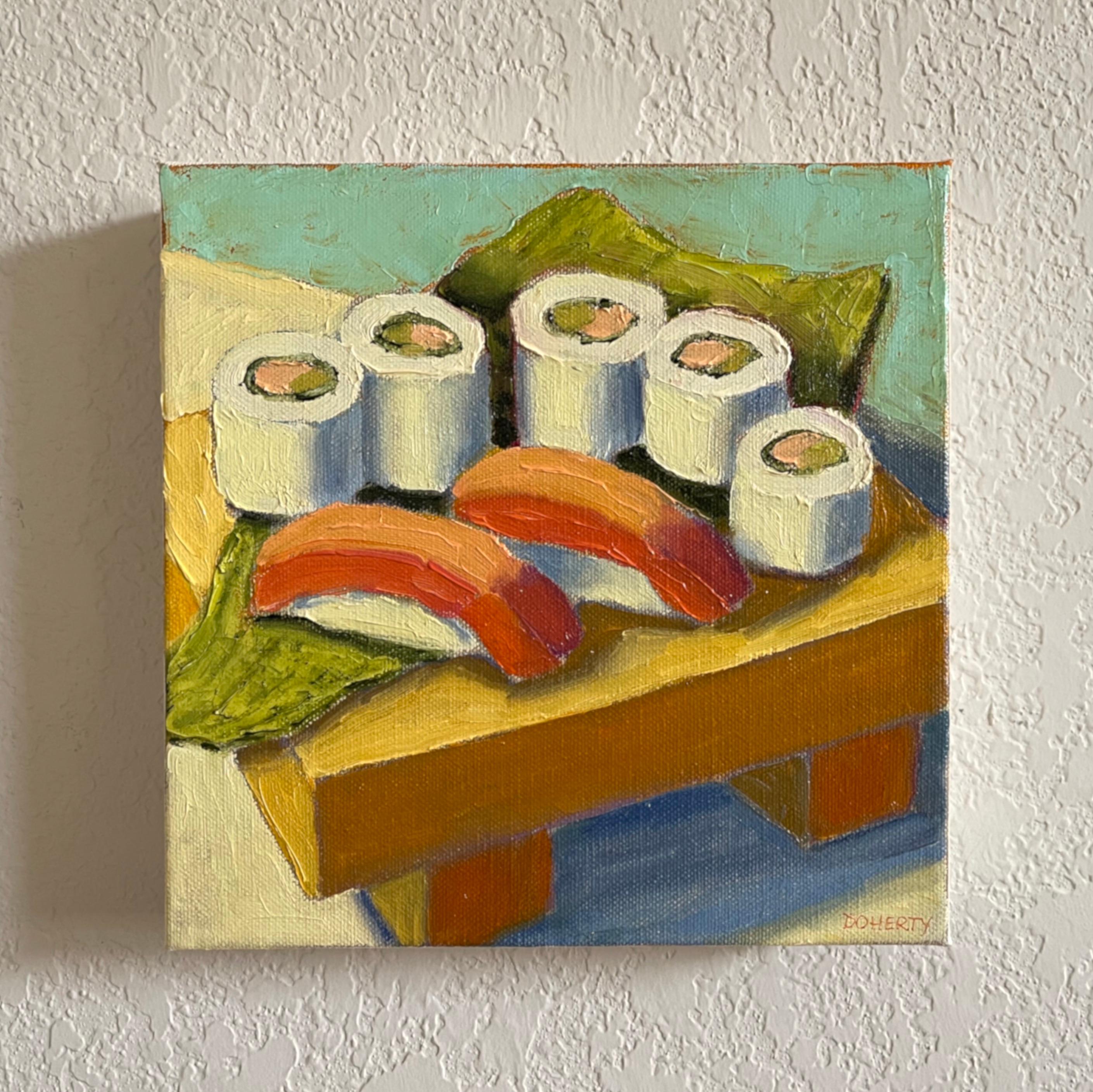 Sushi Board, Oil Painting For Sale 1