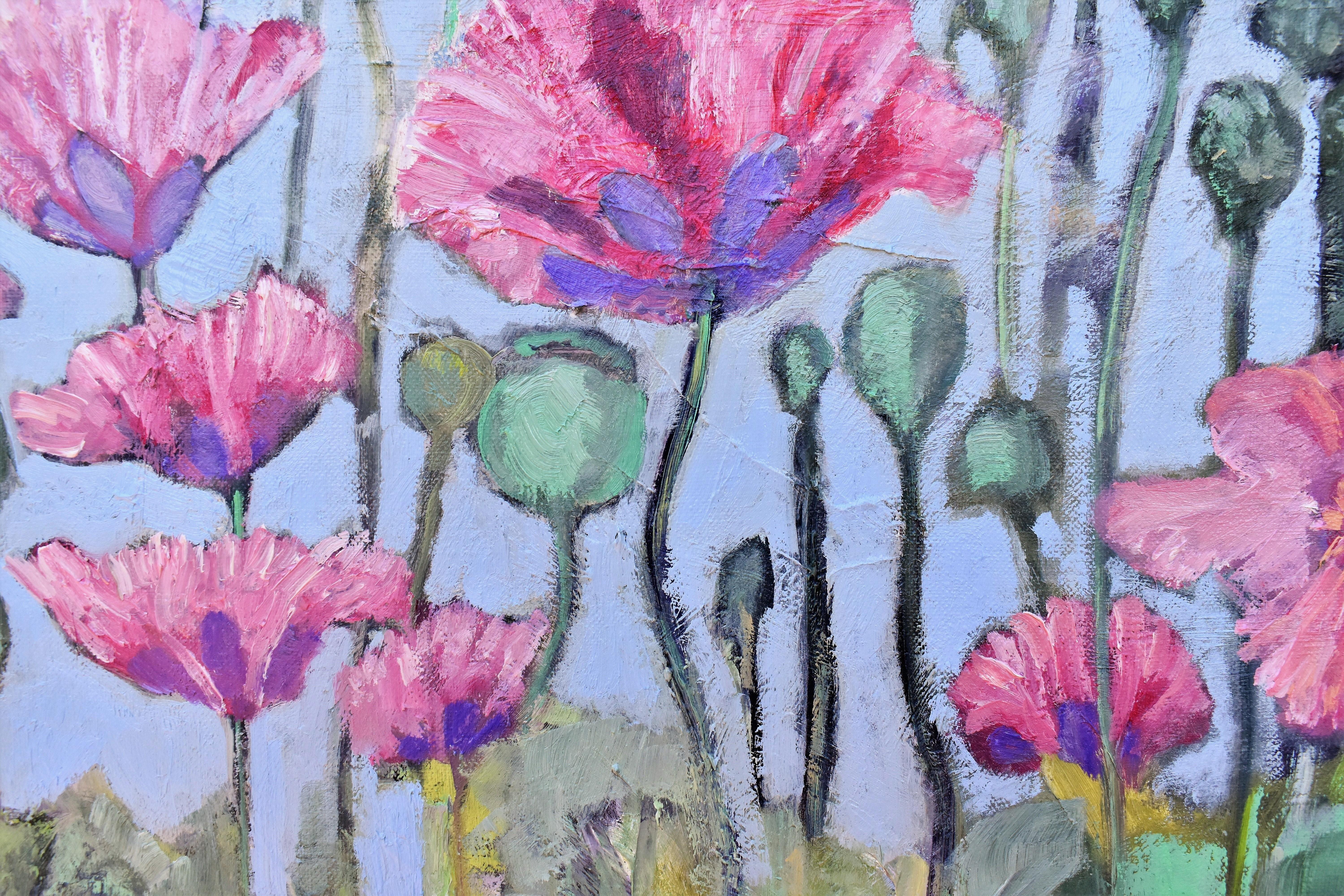 Poppies, Oil Painting For Sale 2