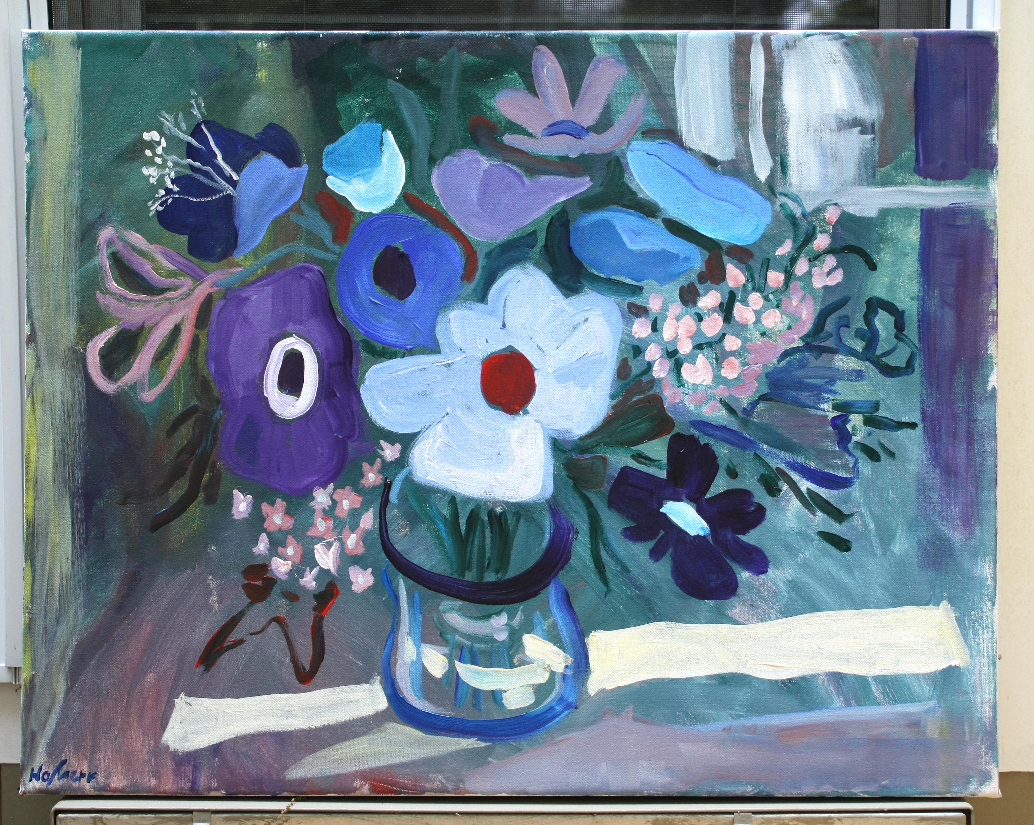 Blumengemälde, Originalgemälde (Expressionismus), Painting, von Robert Hofherr