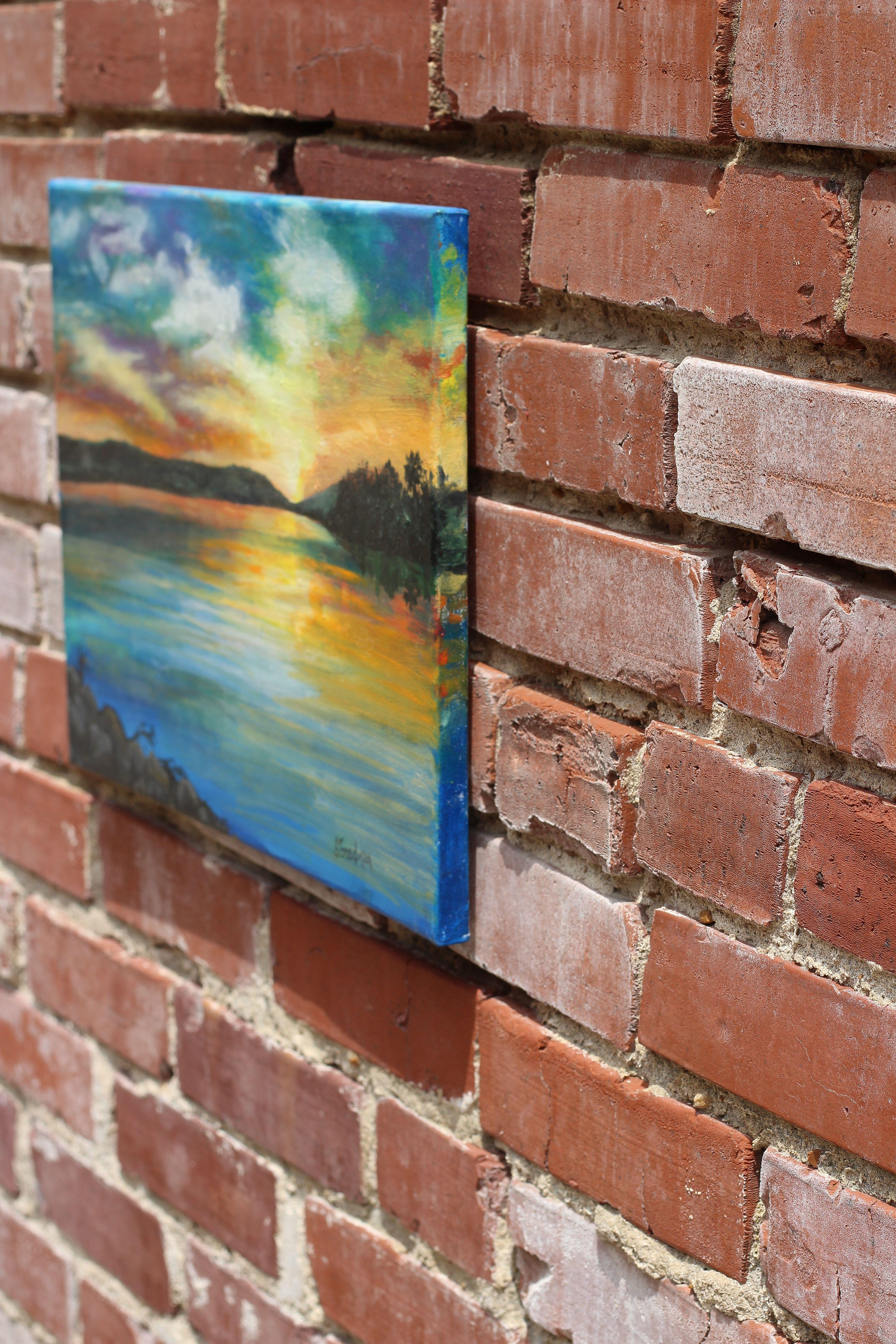 Sunset, Oil Painting - Impressionist Art by Shela Goodman