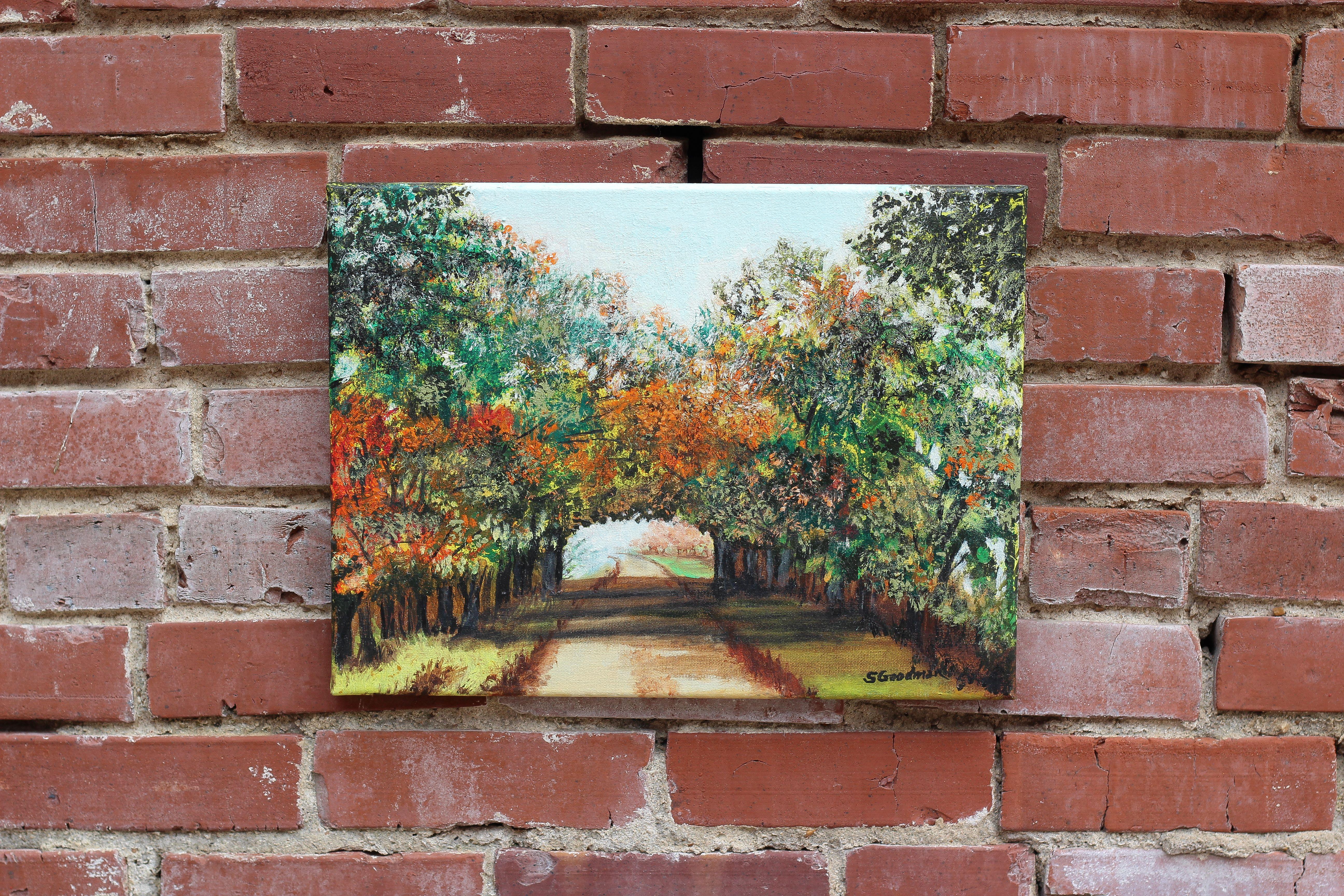 Autumn Tunnel, Oil Painting For Sale 1