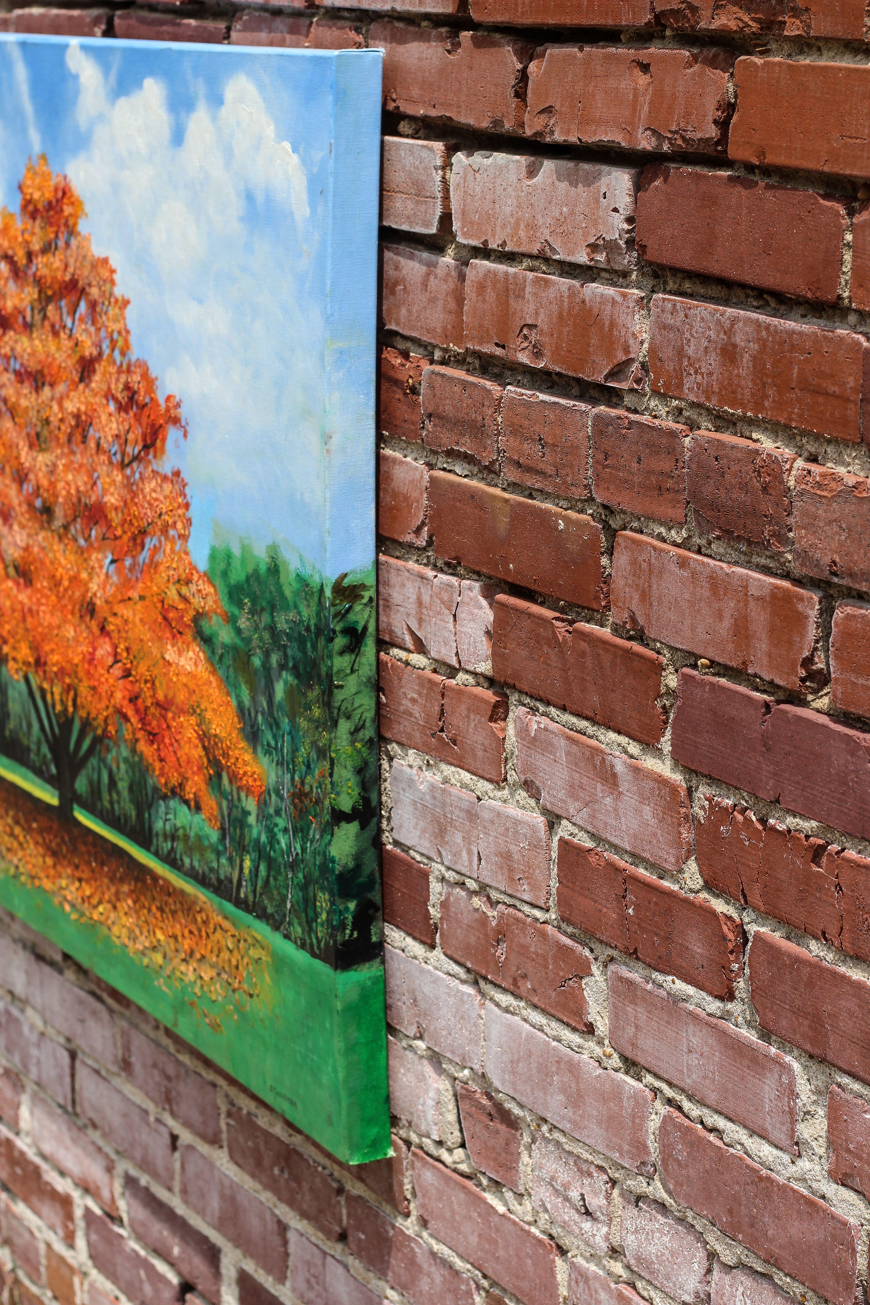 Herbstbaum, Ölgemälde – Painting von Shela Goodman