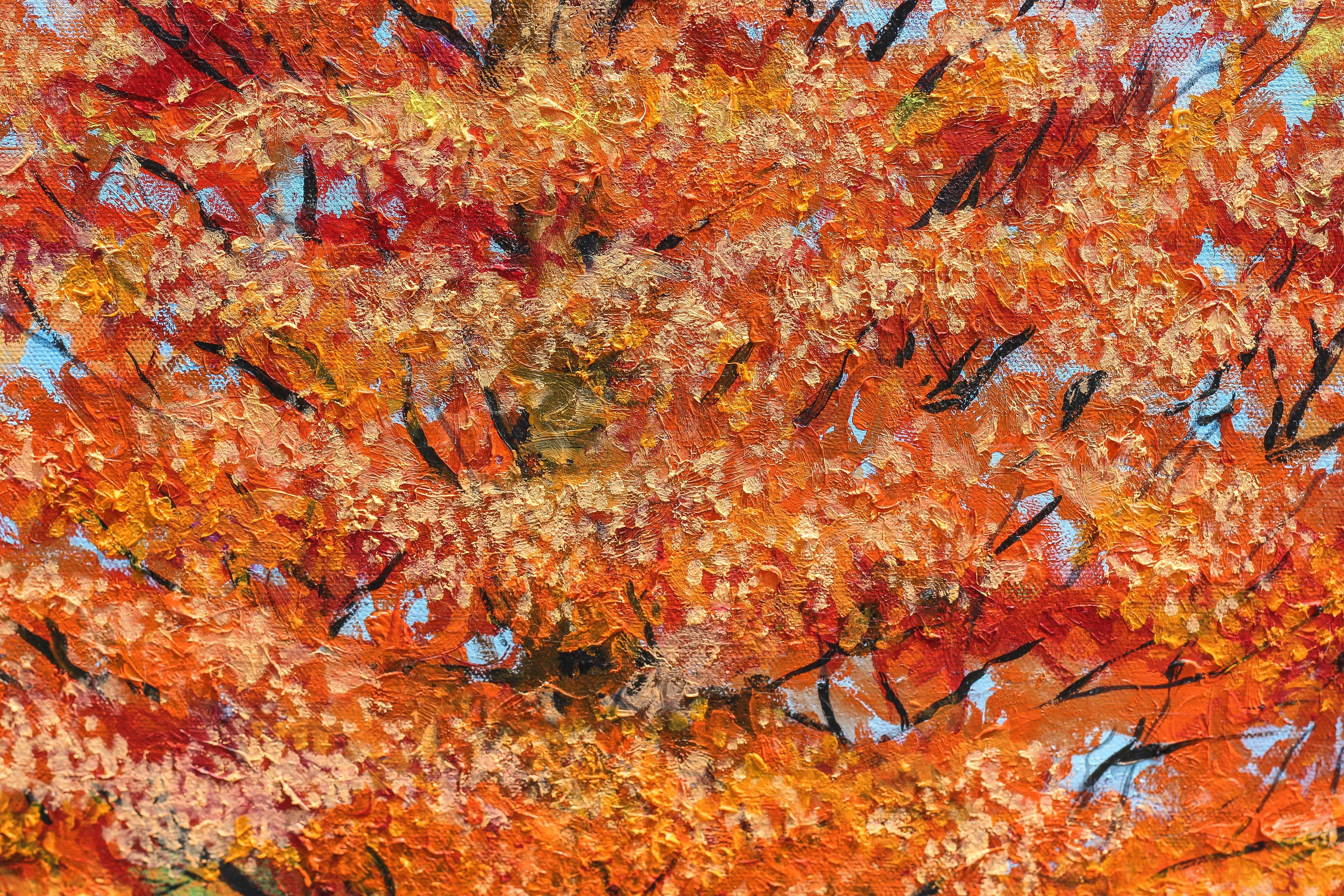 Autumn Tree, Oil Painting For Sale 1