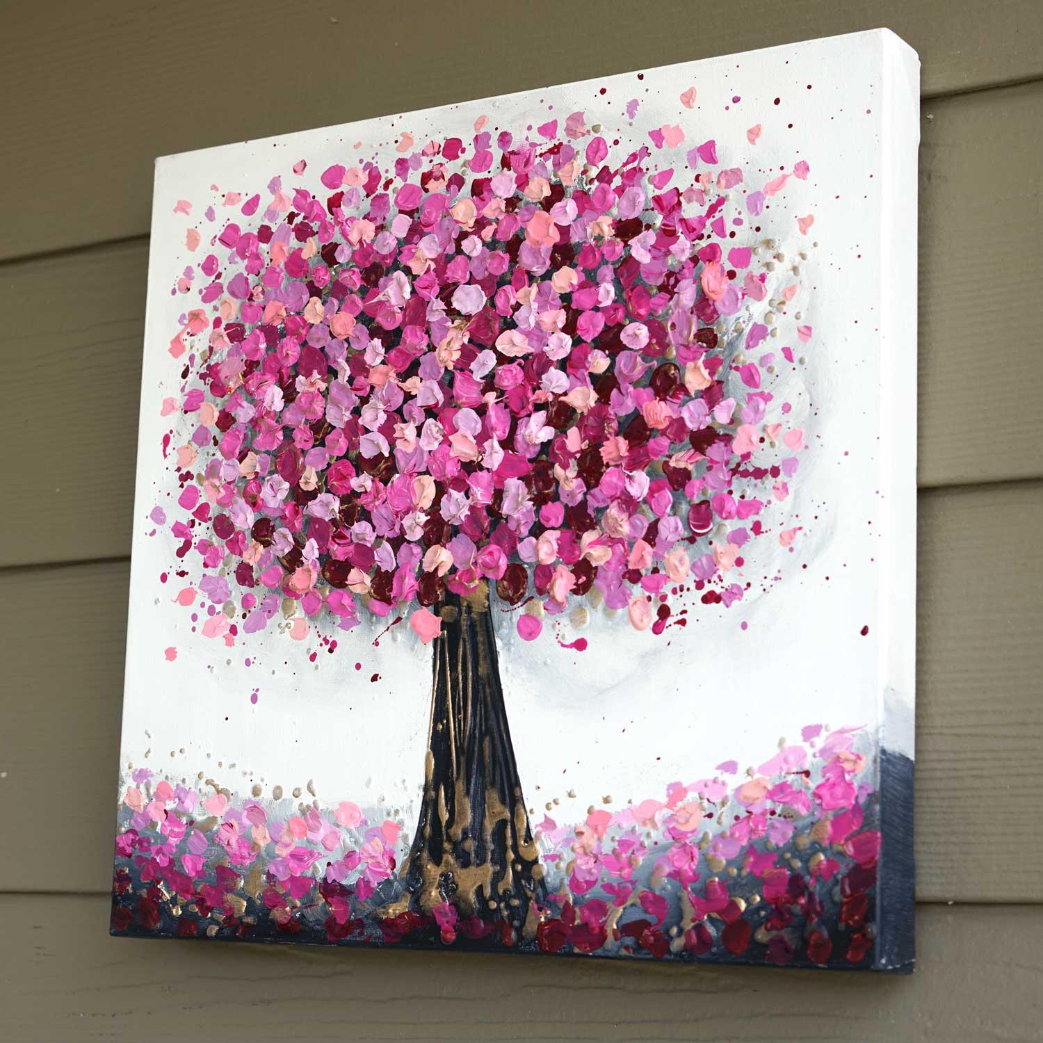 <p>Artist Comments<br>Artist Amanda Dagg presents a stunning pink blossom tree that epitomizes the essence of nature at its best. She depicts the tree in full bloom, with delicate blushing flowers reaching out toward the sun. 