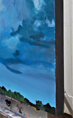 Purple Grey, Original Painting